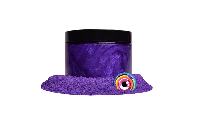 Eye Candy Pigments Premium Purple Mica Powder - Rainbow Violet (50gr) - for Epoxy, Resin, Soap, Paint, Woodworking, Acrylic Pouring, Bath Bombs, Fishing Lures - DIY Arts and Crafts Additive - Image 5